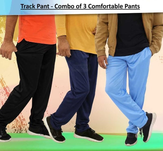 Mens Lycra Track Paint Pack of 3
